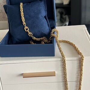 Vintage Givenchy Gold Necklace 36”